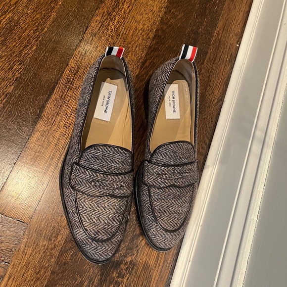 Thom Browne Varsity Penny Loafer in Tweed Size 10 / 43 - Picture 4 of 11
